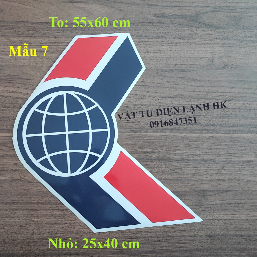 Tem decal dán tủ đông mát tủ kem sanaky - alaska decan trang trí