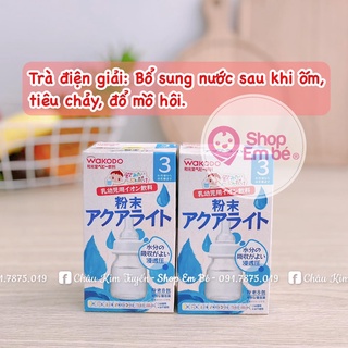 Trà bổ sung điện giải wakodo 3m+ cho bé