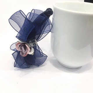 Cặp dọc nơ tạo phồng chân tóc