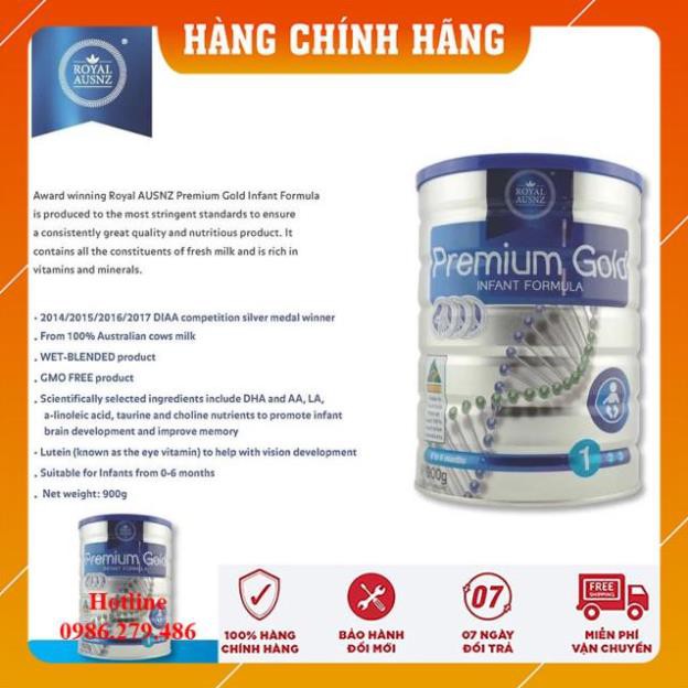 Sữa Hoàng Gia Úc Royal Ausnz Premium Gold 1 - 900g date 2025