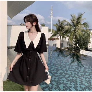 ĐẦM NÚT CỔ V BIGSIZE