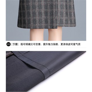 CHÂN VÁY DẠ KẺ