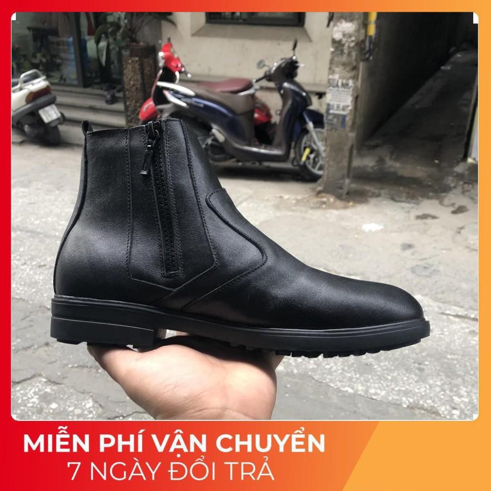 SALE [Hàng Auth] Giày Chelsea Boot da bò nguyên tấm khóa 2H - 55 . : : : ? | BigBuy360 - bigbuy360.vn