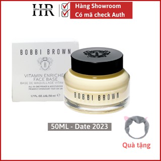 Tem Chính Hãng- Kem Lót Dưỡng Da Bobbi Brown Vitamin Enriched Face Base Primer Plus Moisturizer 50ml