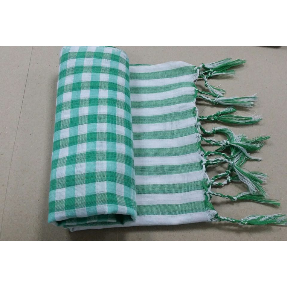 Khăn rằn Nam bộ dài 1m7*70cm tua rua vải cốt tông siêu mềm