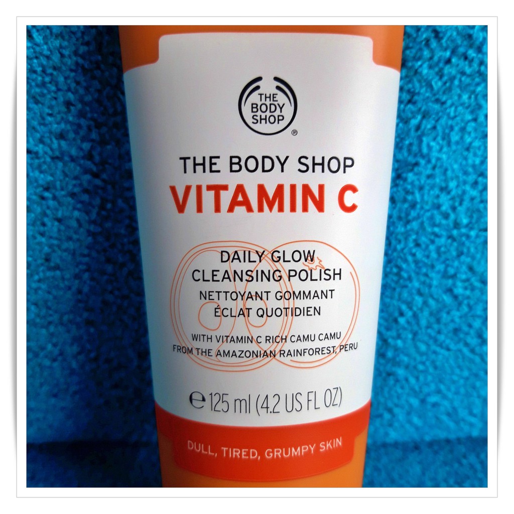 (Hàng Mới Về) Sữa Rửa Mặt Vitamin C Làm Sạch Sâu 125ml The Body Shop