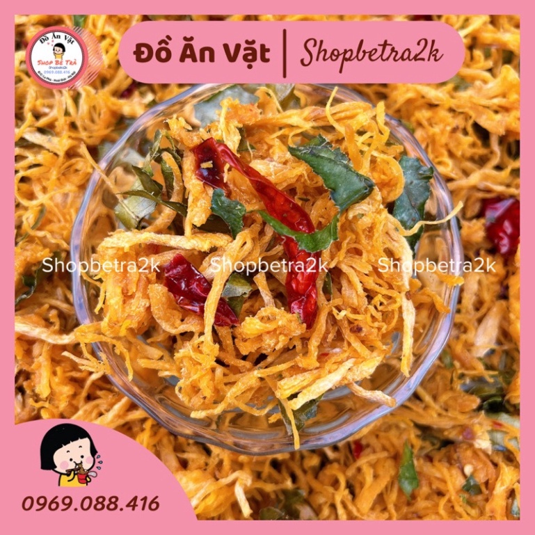 Khô gà sấy lá chanh Trung Nam Foods [500gr]