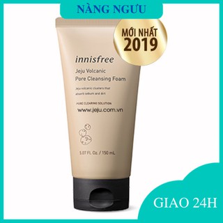Sữa rửa mặt innisfree, sạch bã nhờn, giảm thâm mụn, sữa rửa mặt cho da dầu tro núi lửa số 1 hàn quốc