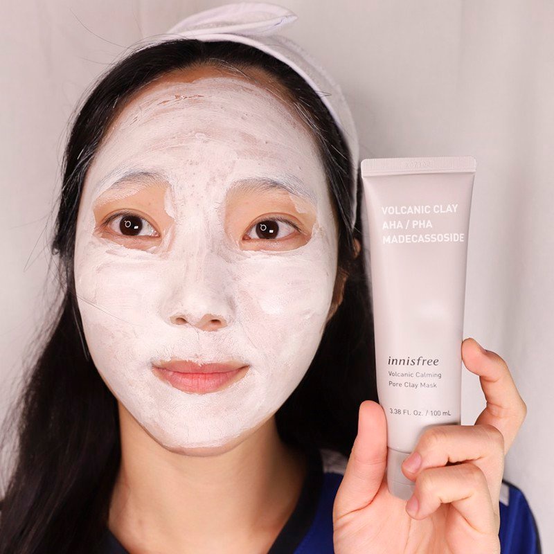 Sample mặt nạ đất sét Innisfree Volcanic CALMING Pore Clay Mask 3gr