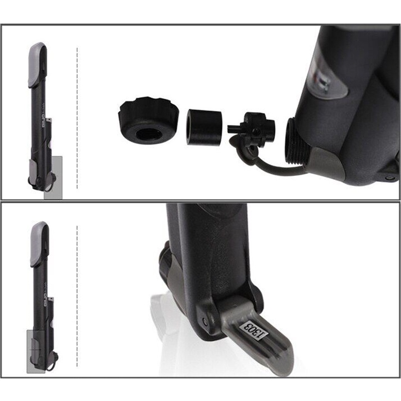 Bơm xe đạp mini Giyo 120 psi GP-04s