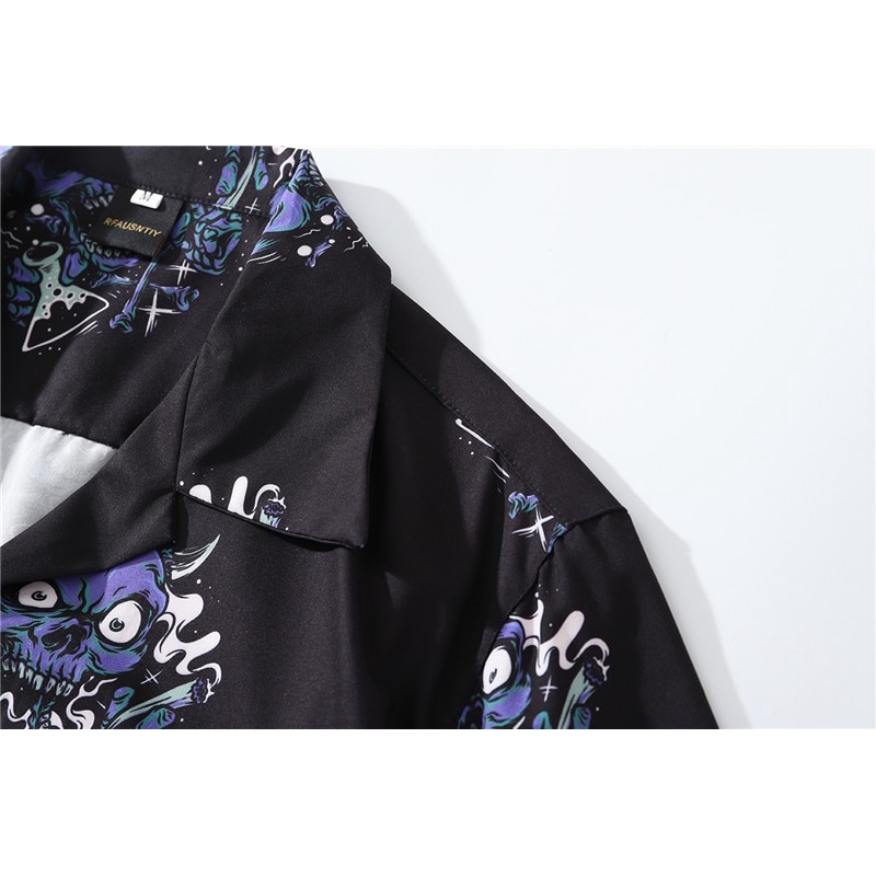 Dark Icon Purple Devil Hawaiian Shirt Men Vintage Street Men's Shirts Summer Shirts for Man | BigBuy360 - bigbuy360.vn