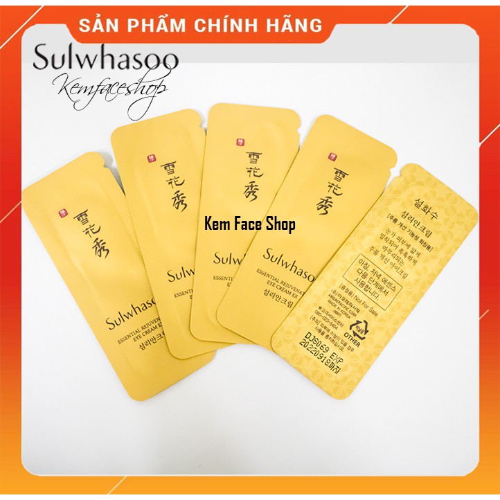 kem mắt hồng sâm xóa nhăn thâm quầng nâng cơ Sulwhasoo Rejuvenating date 2022