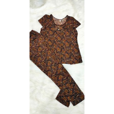 Bộ tay ngắn quần dài thun aty loại 1,solen nhung, lạnh hàn
