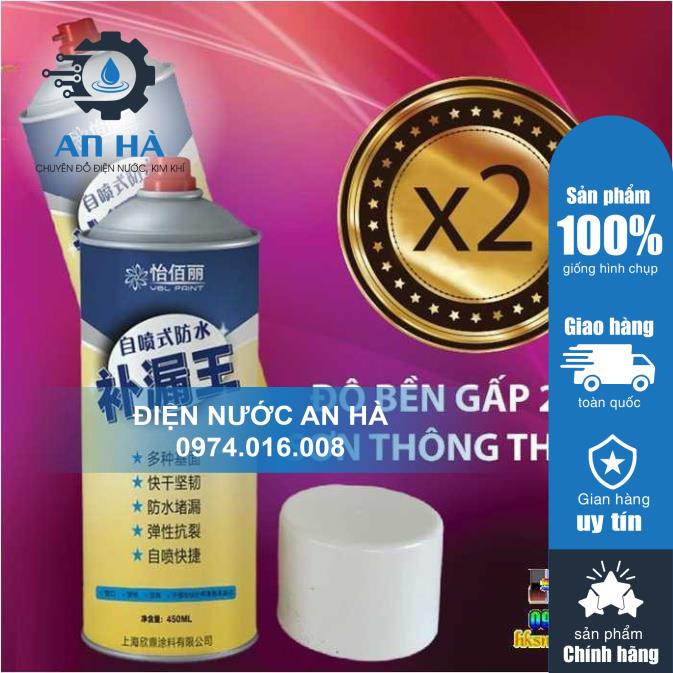 Chai dung dịch xịt chống dột - chống thấm nước - Bình xịt chống thấm, dột