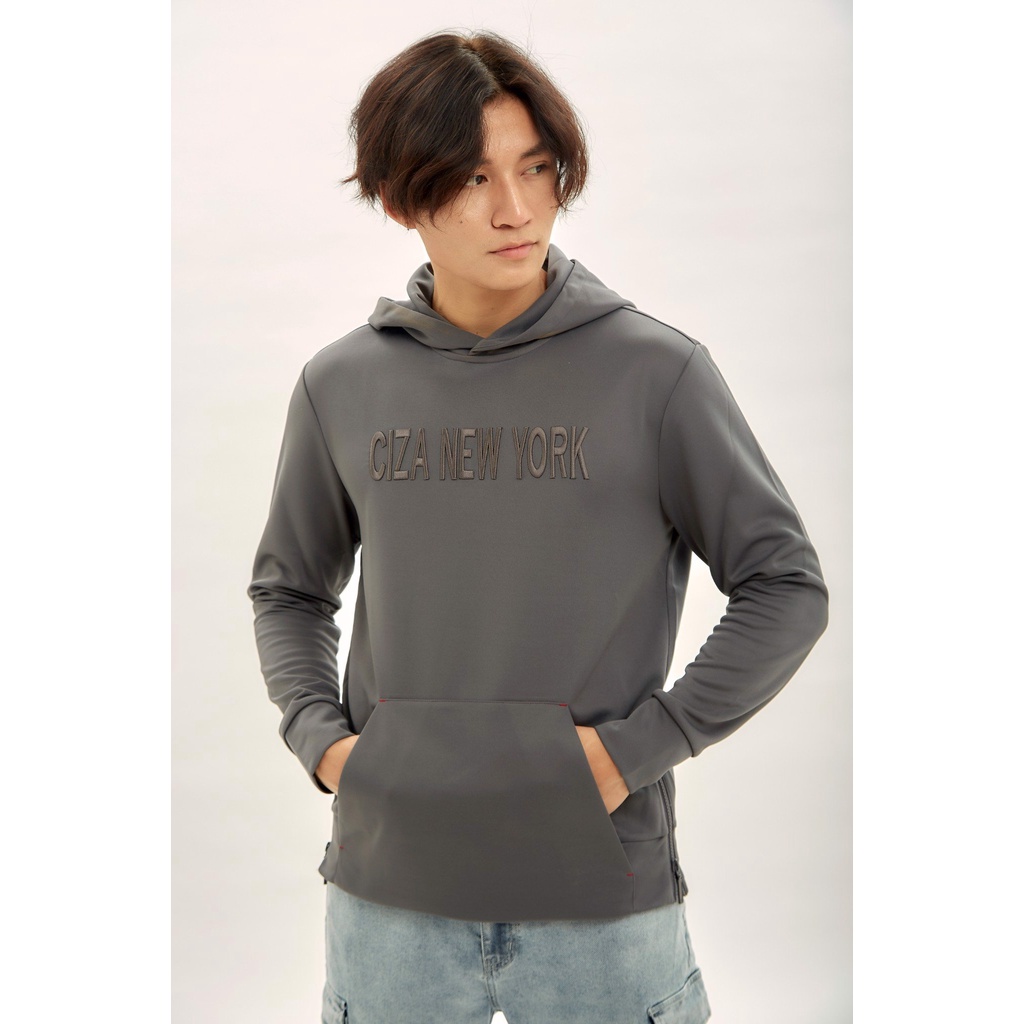 Áo Hoodie Nam Form Rộng Đẹp Co Giãn Chống Nhăn Vải Dày Dặn Giữ Ấm Cơ Thể CIZA NEW YORK ATDR09