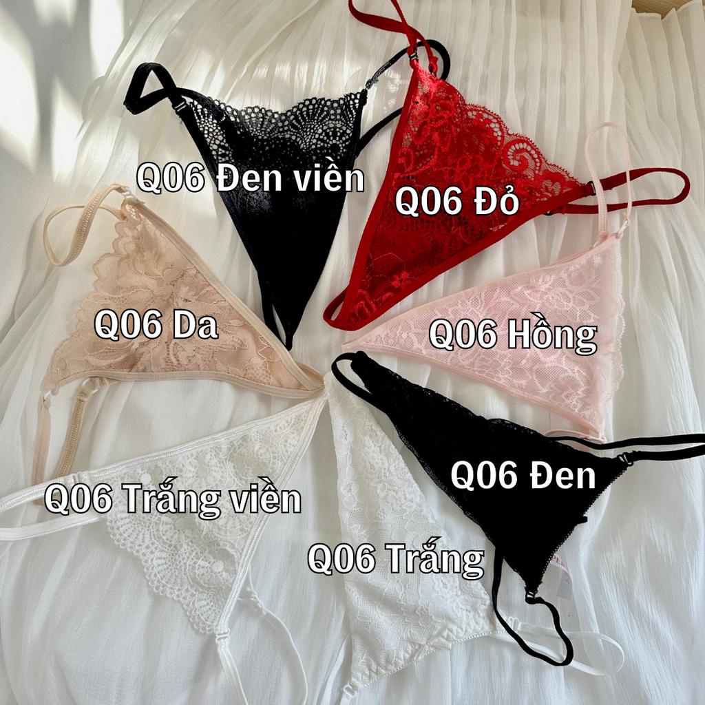 Quần Lọt Khe Ren Nữ Dây Hông Sexy Quần Lót Nữ Thiết Kế Gợi Cảm La Perbra Tổng Hợp