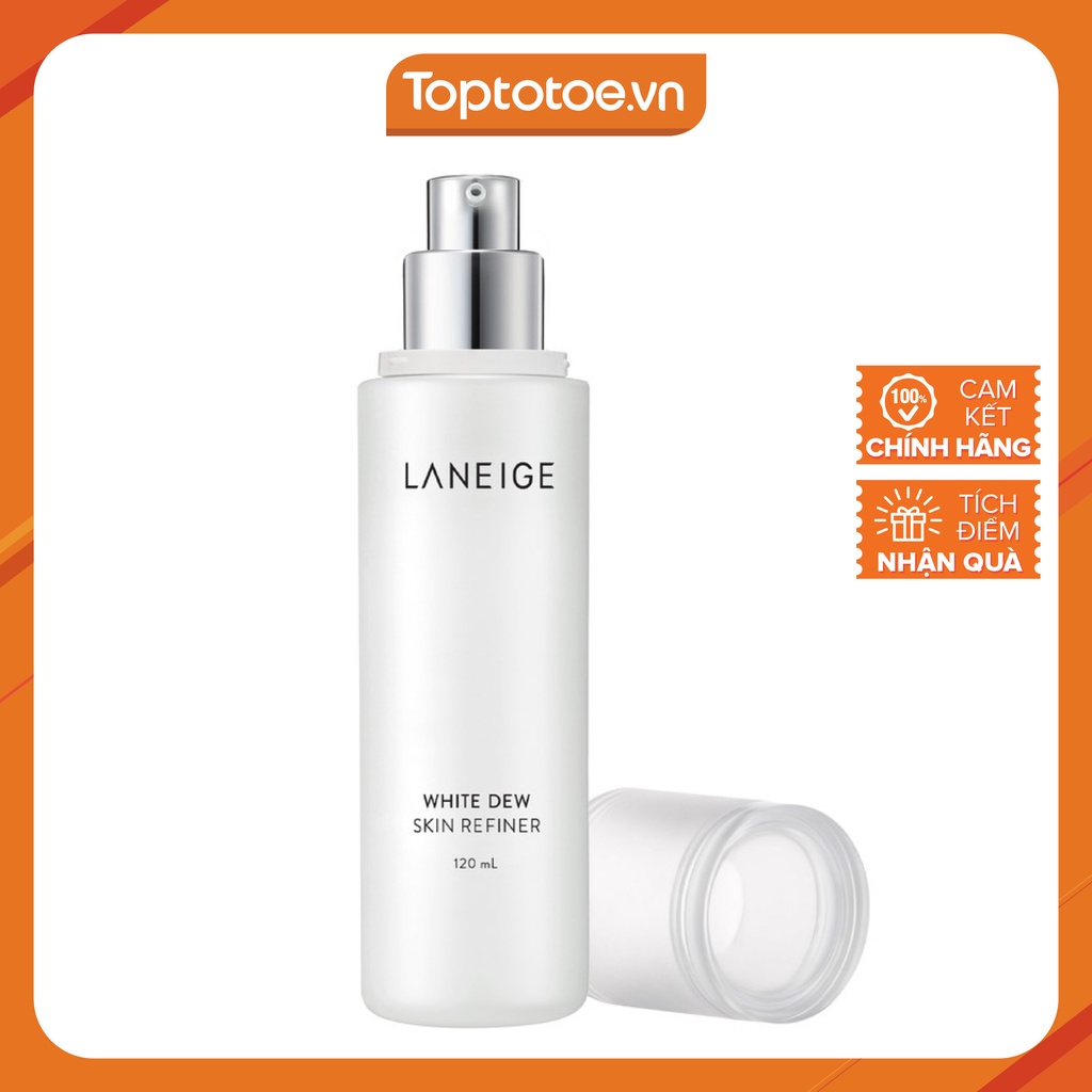 Nước Cân Bằng Dưỡng Ẩm Và Làm Sáng Da Laneige White Dew Skin Refiner 120ml