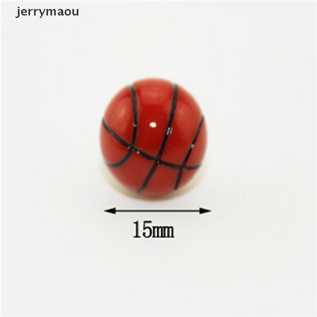 Quả Bóng Đá / Bóng Rổ Mini Tỉ Lệ 1: 6 / 1: 12 Trang Trí Nhà Búp Bê