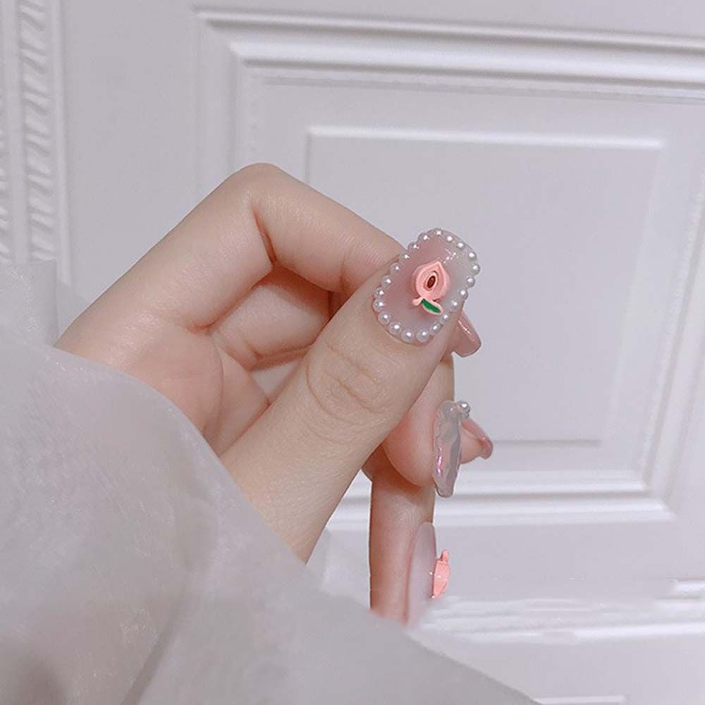 [Hàng mới về] Hạt trang trí móng tay nghệ thuật hình trái cây 3D bằng hợp kim