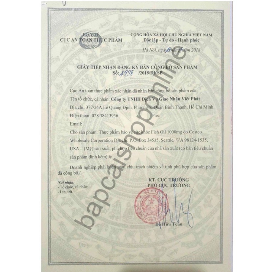 Dầu Cá Hồi Đỏ Kirkland Signature Fish Oil Wild Alaskan Bổ Sung Omega 3 5 6 7 9 11 Hũ 230 Viên | BigBuy360 - bigbuy360.vn