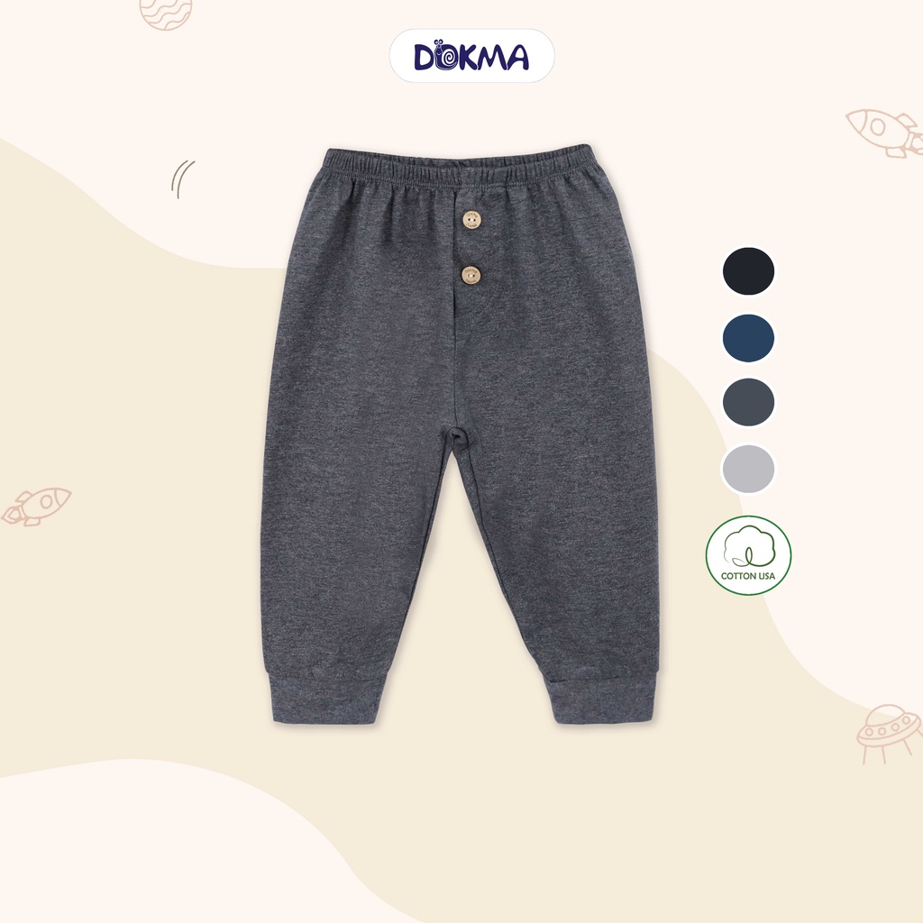 DQ1107 Quần dài bo gấu Bé trai dokma