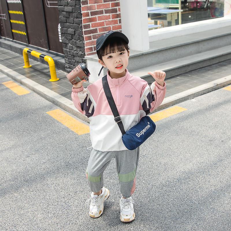 Set Đồ Thể Thao Thiết Kế Mới Thời Trang Mùa Thu Theo Phong Cách Hàn Quốc Dành Cho Bé Gái