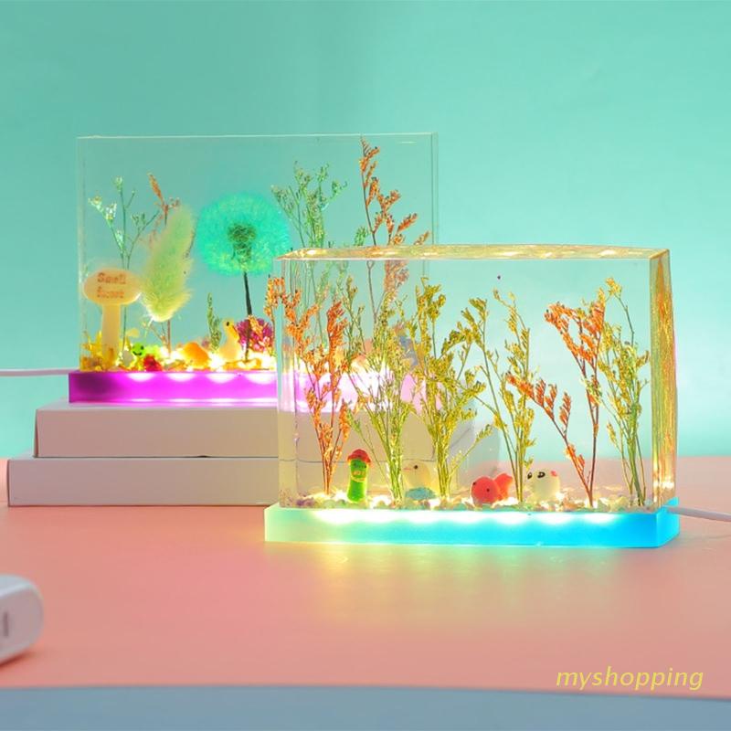 Khuôn Silicon Hình Chữ Nhật Làm Trang Sức / Xà Phòng Giá Đỡ