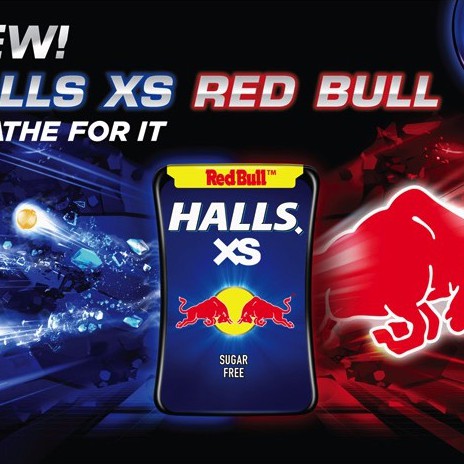 Kẹo Bò Húc Halls XS Red Bull Thái Lan