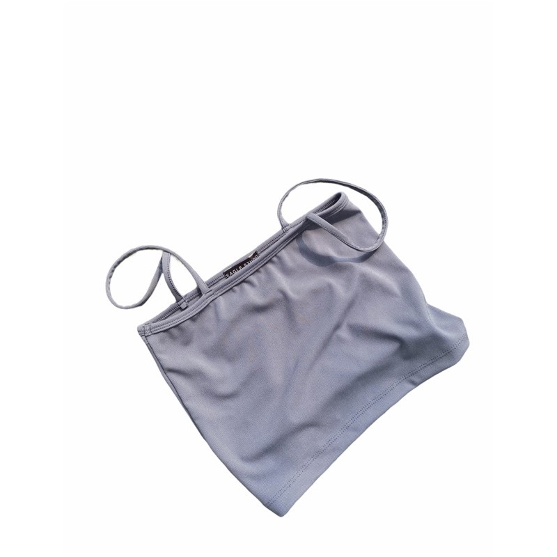 Áo hai dây croptop chất thun gân Mỹ siêu xịn