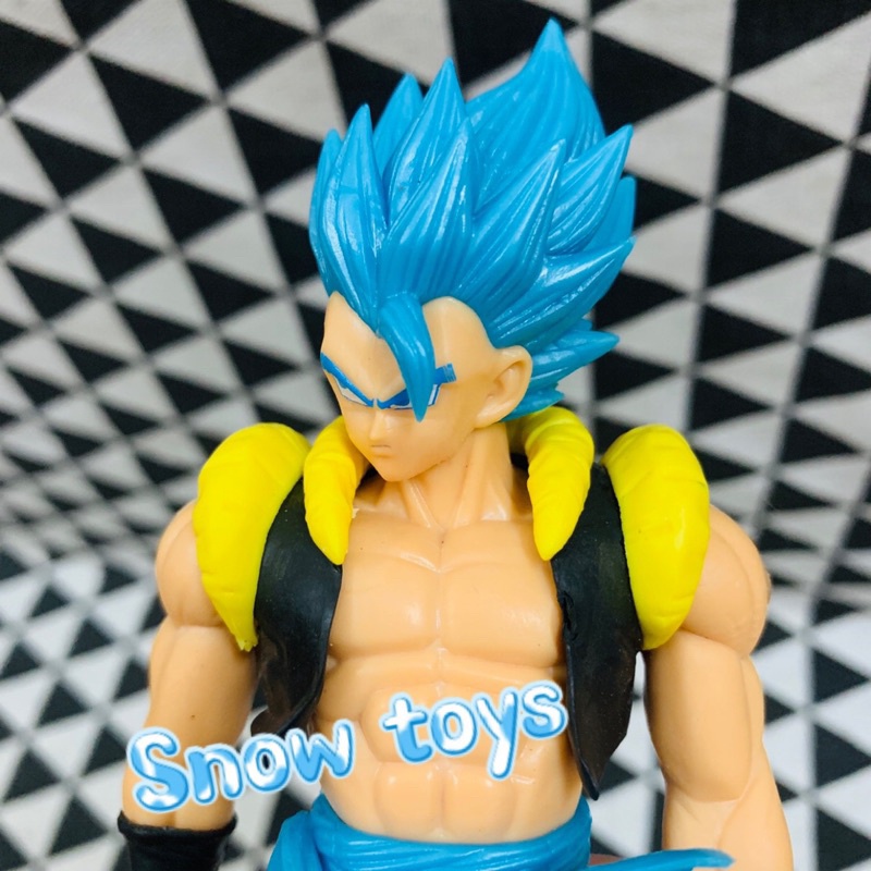 Mô hình Gogeta Dragon Ball Super - Mô hình Gogeta Super Saiyan God Blue - Gogeta tóc xanh - Cao 18cm