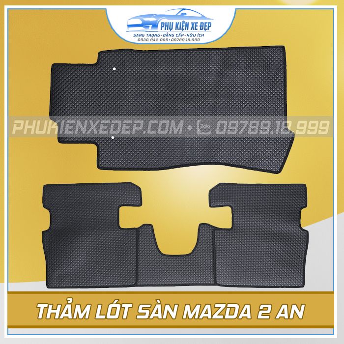 Thảm lót sàn ô tô KataCAO CẤP cao su Thái Lan cho xe Mazda CX9/CX8/CX5/BT-50/Mazda 6/3S/Mazda 3/Mazda 2