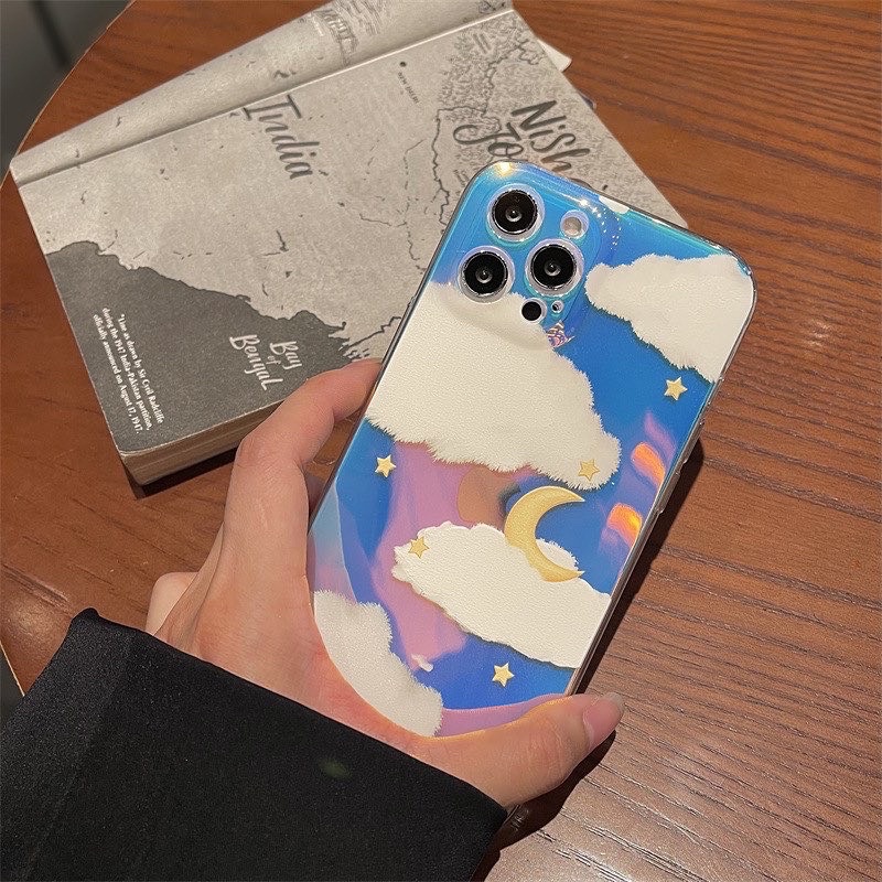 Ốp Điện Thoại Tráng Gương Hình Mây - CAS2243