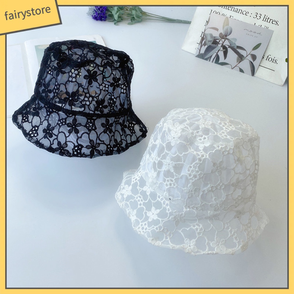 Mũ Ren Hoa Xinh Xắn Cho Bé Gái