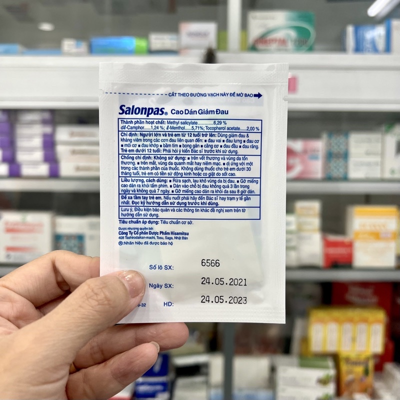 Salonpas Túi Dùng Thử (2 Miếng)