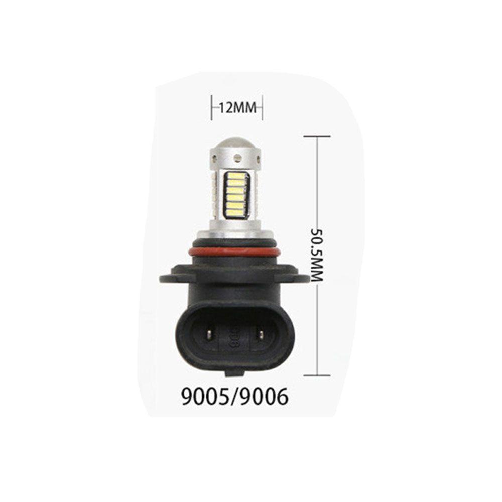 Set 2 Đèn LED Sương Mù Siêu Sáng H1 / H3 / 9005 / 881 / 880 DRL Dành Cho Ô Tô