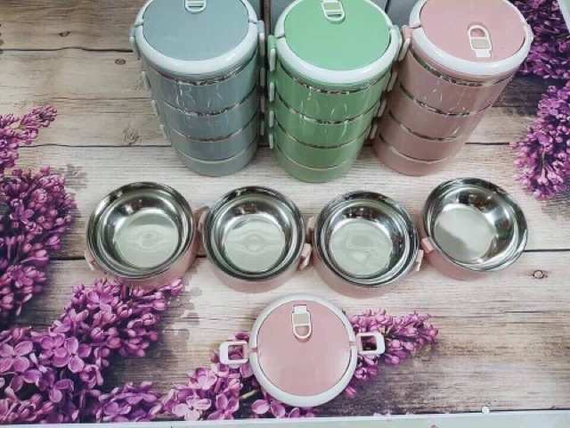 cặp lồng cơm lúa mạch 4 tầng loại đẹp | BigBuy360 - bigbuy360.vn