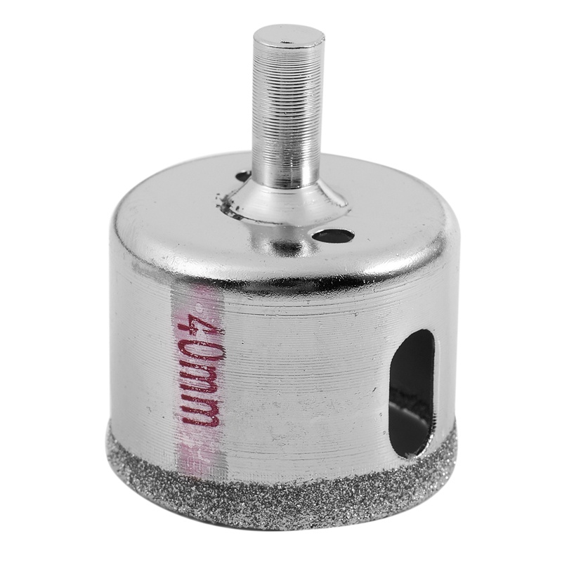 Ngói kim cương 40mm Mũi khoan lỗ bằng kính gốm