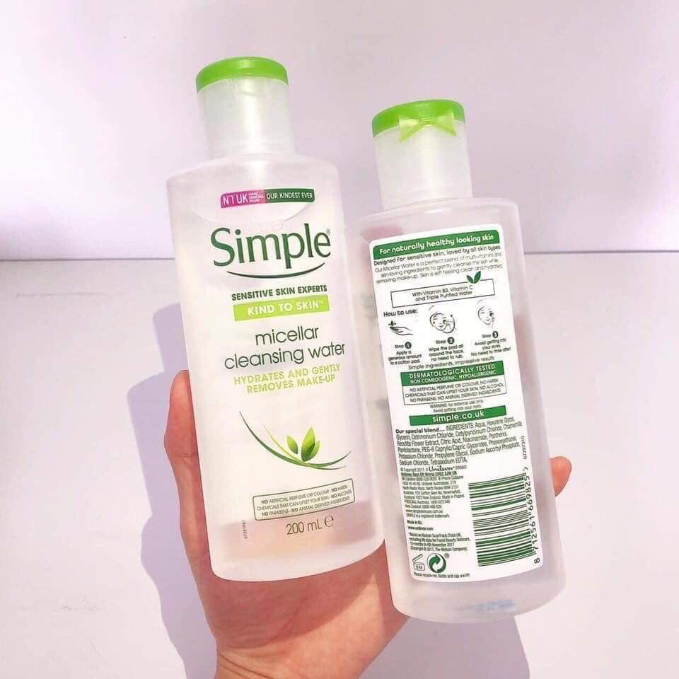 Nước tẩy trang simple