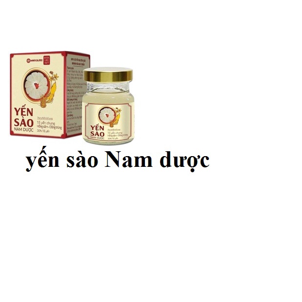 Yến sào nam dược (yến chưng đường phèn-  hồng sâm  đông trùng)