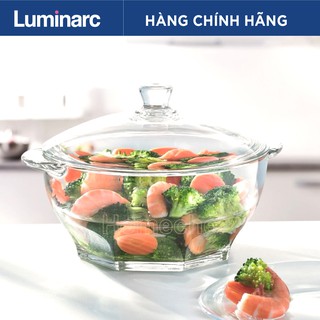 Thố thủy tinh có nắp Luminarc Granity 1.5L - H1583, dùng an toàn trong lò vi sóng & máy rửa bát