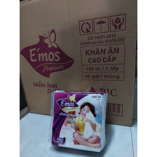 Khăn giấy ăn Emos khổ 330x330
