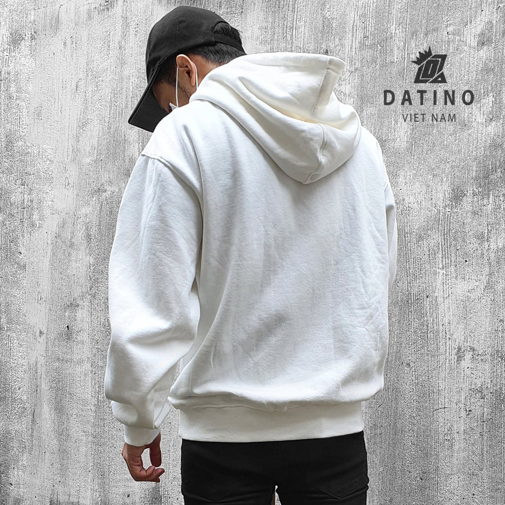 Áo hoodie thun nỉ DATINO trơn hàng chính phẩm 100% Cotton mịn cao cấp chất dày dặn, chuẩn xịn