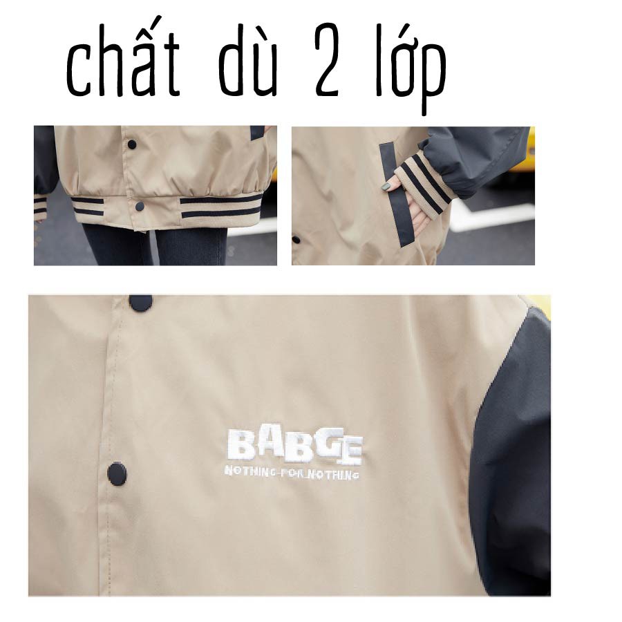 ÁO kHOÁC DÙ BOMBER BADGE - FREESIZE 88SWEATER | BigBuy360 - bigbuy360.vn