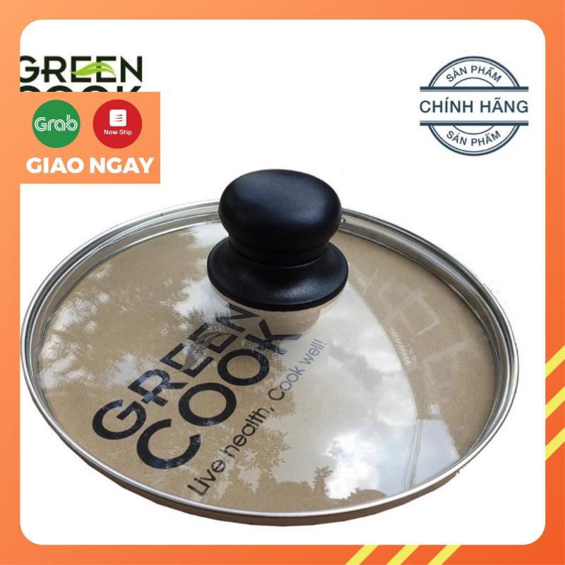 NỒI VÂN ĐÁ CHỐNG DÍNH GREEN COOK 20CM (20 CM) - Hàng khuyến mãi của nutifood