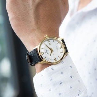 Đồng hồ nam dây da Festina F20010/2 chống nước 10 ATM có thể bơi lặn, có lịch ngày, mặt kính Sapphire chống xước cao cấp