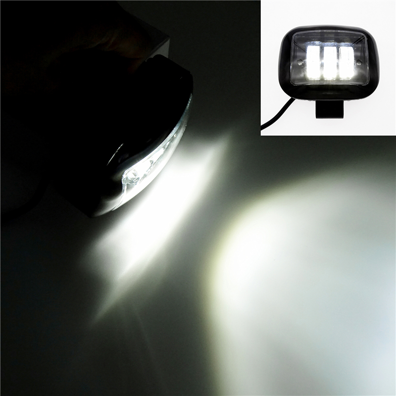 Đèn Pha led 6d Hình Tròn / Vuông Thông Dụng Cho suv niva atv / Xe Tải Địa Hình