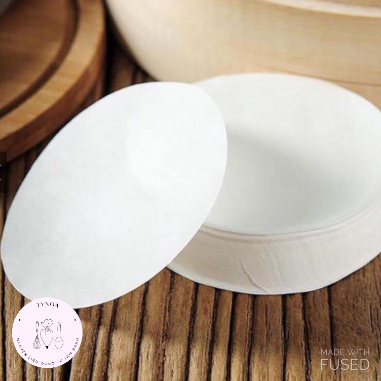 Giấy Nến Lót Làm Bánh Bao Điểm Tâm 10cm có chức năng chống dính Xấp 100 Tờ