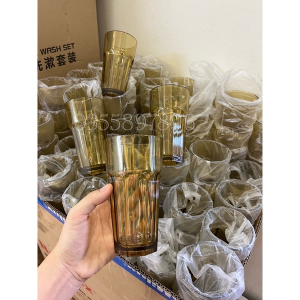 Cốc uống nước Nhựa Phíp MEKA 100% CAO CẤP chống rơi vỡ