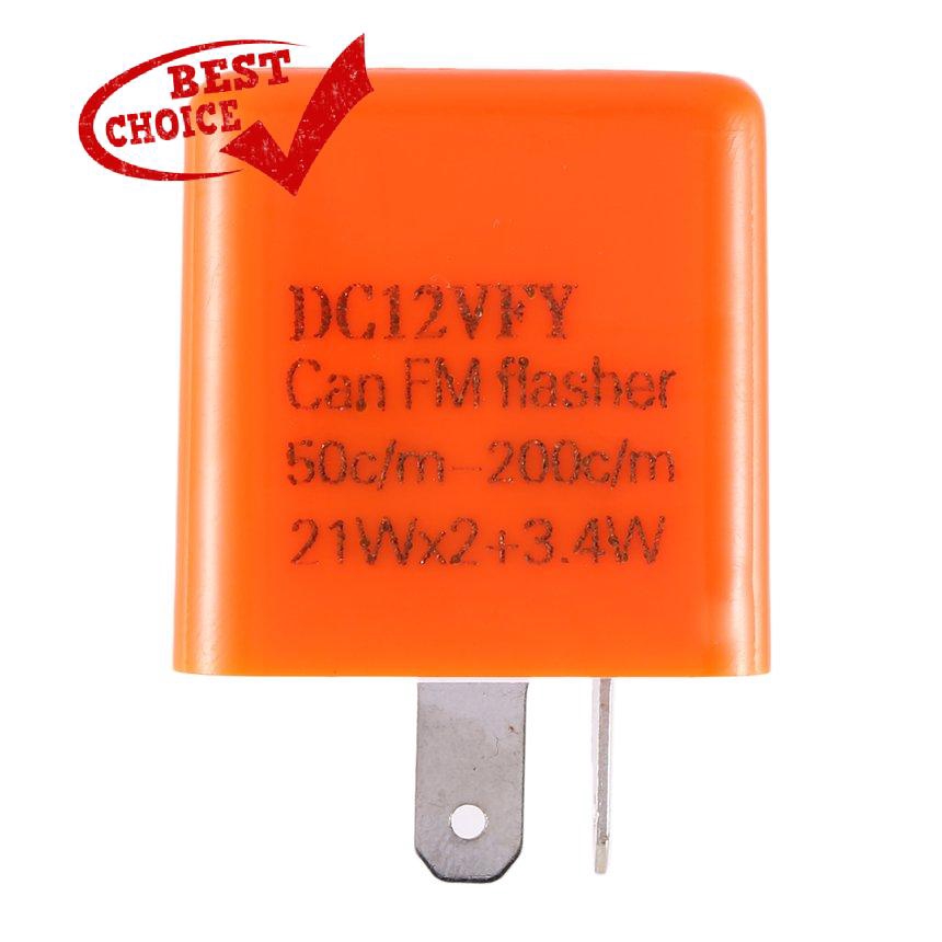 Rơ Le Chớp Tắt Đèn Led 12v 2 Pin Cho Xe Máy