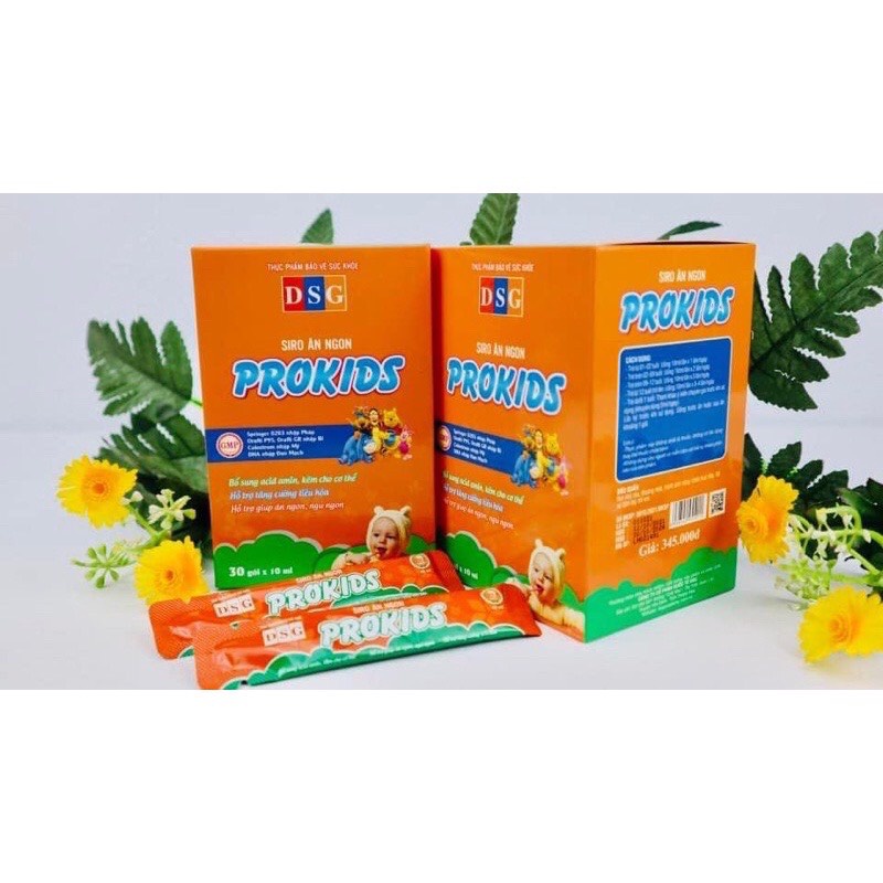 (CHÍNH HÃNG) Siro ăn ngon Prokids, gói 10ml, hộp 30 gói- dùng cho người lớn và trẻ em từ 6 tháng tuổi